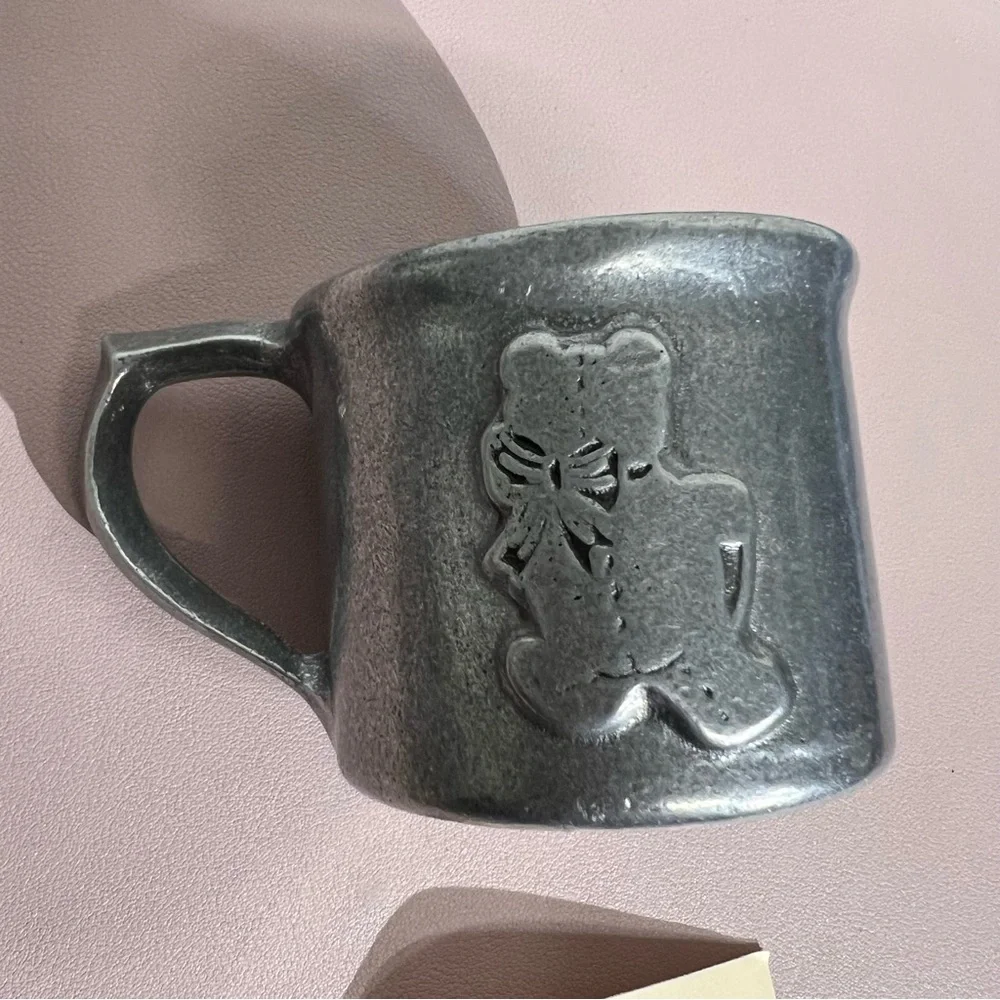 Vintage Pewtarex Pewter Bear Mug by Olde Country Reproductions Antique Beautiful